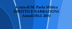 DIRITTO E NARRAZIONI