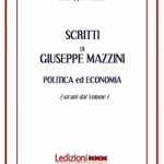 Giuseppe Mazzini, Scritti di Giuseppe Mazzini cop