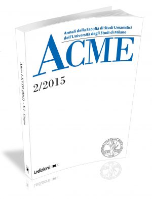 ACME  Vol. LXVIII n.2/2015 Dicembre