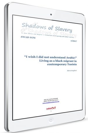 M. Scaglioni,  “I WISH I DID NOT UNDERSTAND ARABIC!” LIVING AS A BLACK MIGRANT IN CONTEMPORARY TUNISIA