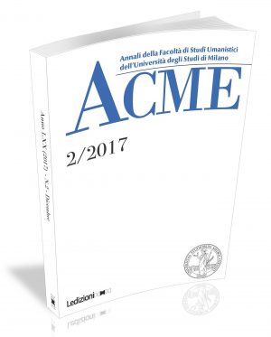 ACME Vol. LXX n.2/2017 Dicembre