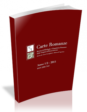 Carte Romanze, V.1, N.2, 2013