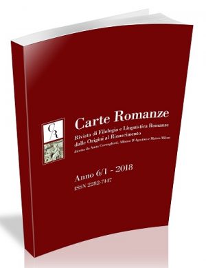 Carte Romanze, V.6, N.1, 2018