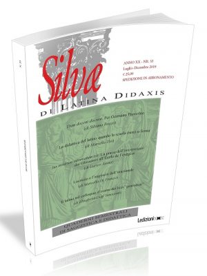 Silvae - quaderni semestrali di saggistica e didattica, anno XX, n. 53, 2019