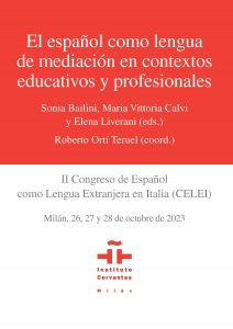 Copertina del libro El español como lengua de mediación en contextos educativos y profesionales