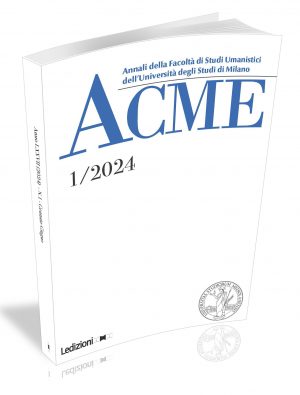 ACME Vol. LXXVII n.1/2024