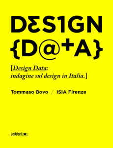 Copertina del libro Design Data: indagine sul design in Italia