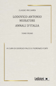 Copertina del libro Ludovico Antonio Muratori, Annali d'Italia tomo I