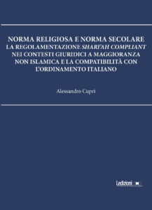 Copertina del libro Norma religiosa e norma secolare