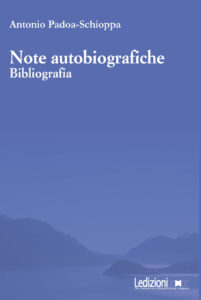 Copertina del libro Note autobiografiche. Bibliografia