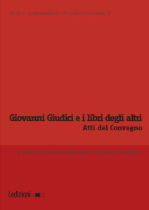 Copertina del libro Giovanni Giudici e i libri degli altri