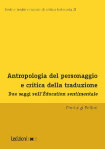 Copertina del libro Antropologia del personaggio e critica della traduzione