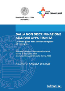 Copertina del libro DALLA NON DISCRIMINAZIONE ALLE PARI OPPORTUNITÀ. Le “sfide” poste dalla transizione digitale ed ecologica