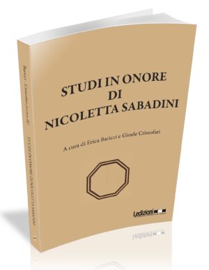 STUDI IN ONORE DI NICOLETTA SABADINI